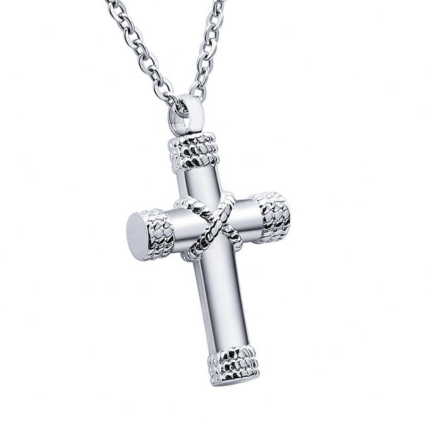 New Cross Cremation Urn Pet Ash Holder Memorial Container Pendant Necklace New Cross Cremation Urn Pet Ash Holder Memorial Container Pendant Necklace